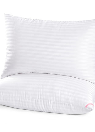 EIUE Hotel Collection Bed Pillows for Sleeping 2 Pack Queen Size,Pillows for Side and Back Sleepers,Super Soft Down Alternative Microfiber Filled Pillows,20 x 30 Inches