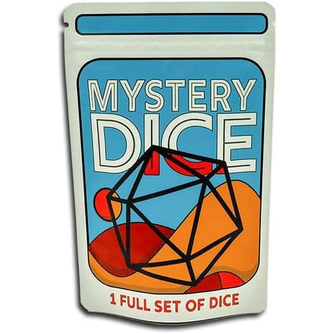 1985 Games Mystery Dice, DND Dice Set of 7 Polyhedral Dice, Wide Range of Patterns, Gaming Dice, Suitable for Role Playing, Table Games (Mystery Pack of 1)