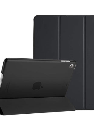 ProCase for iPad 9th/ 8th/ 7th Generation Case 10.2 Inch (2021/2020/2019 Release), 10.2 iPad Case 9th/ 8th/ 7th Gen Cover, Slim Smart Cover with Translucent Hard Shell Back -Black