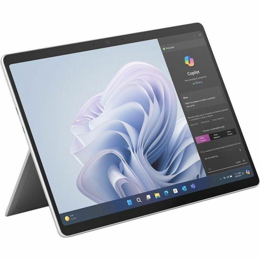 Microsoft Surface Pro 10 Tablet - 13" - vPro Technology - 32 GB - 256 GB SSD - Windows 11-5G - Platinum