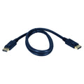 QVS 6-Feet M/M DisplayPort Cable with Latching Connectors (DP-06)