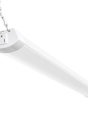 hykolity 4FT 120W LED Shop Light Linkable,13000LM(400w Equivalent) | 5000K Utility Shop Lights for Garages, Workshops, Basements, Hanging or FlushMount,with Power Cord and Pull Chain,ETL