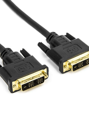 Rocstor Y10C186-B1 Premium 3 ft. DVI-D Single Link Cable - M/M - DVI Cable for use with Projectors, Video Devices, Monitors - 1m - 1 Pack - Male Digital Video, Black