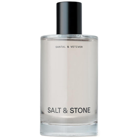 Salt & Stone Body Mist, Santal & Vetiver Scent, Skincare Infused Perfume Hair & Body Spray for Women and Men, Hydrating Fragrance with Glycerin and Red Algae, Vegan, Cruelty Free, 3.4 fl oz