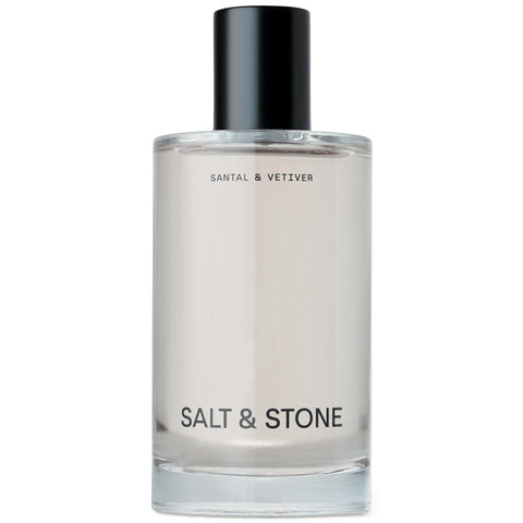 Salt & Stone Body Mist, Santal & Vetiver Scent, Skincare Infused Perfume Hair & Body Spray for Women and Men, Hydrating Fragrance with Glycerin and Red Algae, Vegan, Cruelty Free, 3.4 fl oz