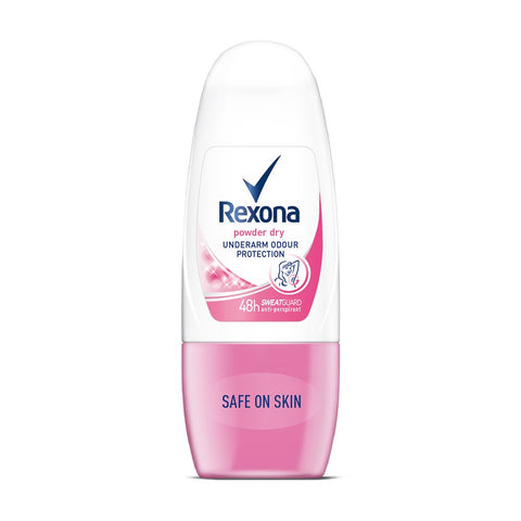 Rexona Powder Dry Underarm Odour Protection Anti-Perspirant Floral Roll On For Women, 25Ml