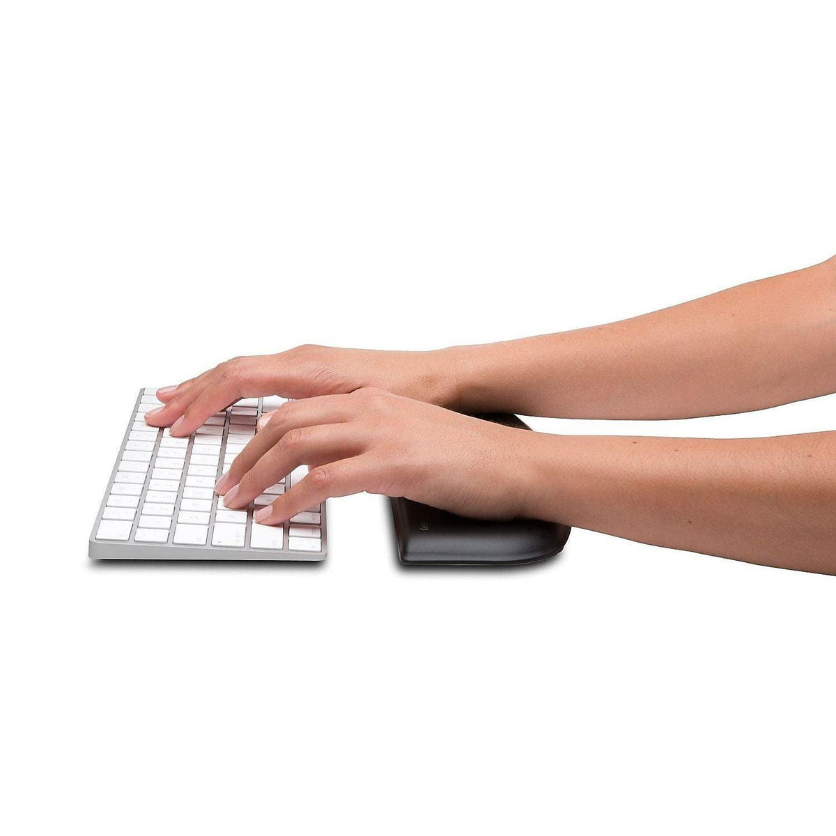 Kensington ErgoSoft Wrist Rest for Slim, Compact Keyboards, Black (K52801WW), 3.9 x 0.4 x 11.1 inches