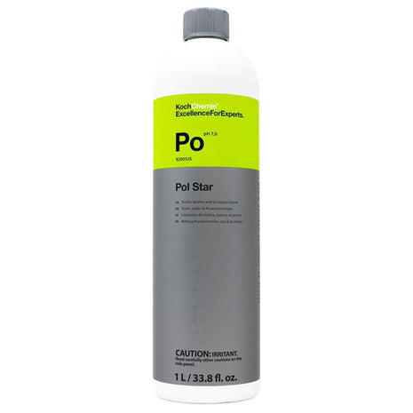 KOCHCHEMIE - Pol Star - Textile, Leather & Suede Cleaner; Natural Cleaner, Protection Formula; No Water Marks (1 Liter)