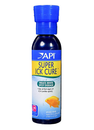 API LIQUID SUPER ICK CURE Fish remedy, Freshwater and Saltwater Fish Medication 4 fl oz(Pack of 1), White