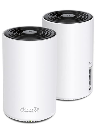 TP-Link Deco XE75 AXE5400 Tri-Band WiFi 6E Mesh System - Covers up to 5500 Sq.Ft, Replaces WiFi Router and Extender, AI-Driven Mesh, 6GHz Band, 2-Pack