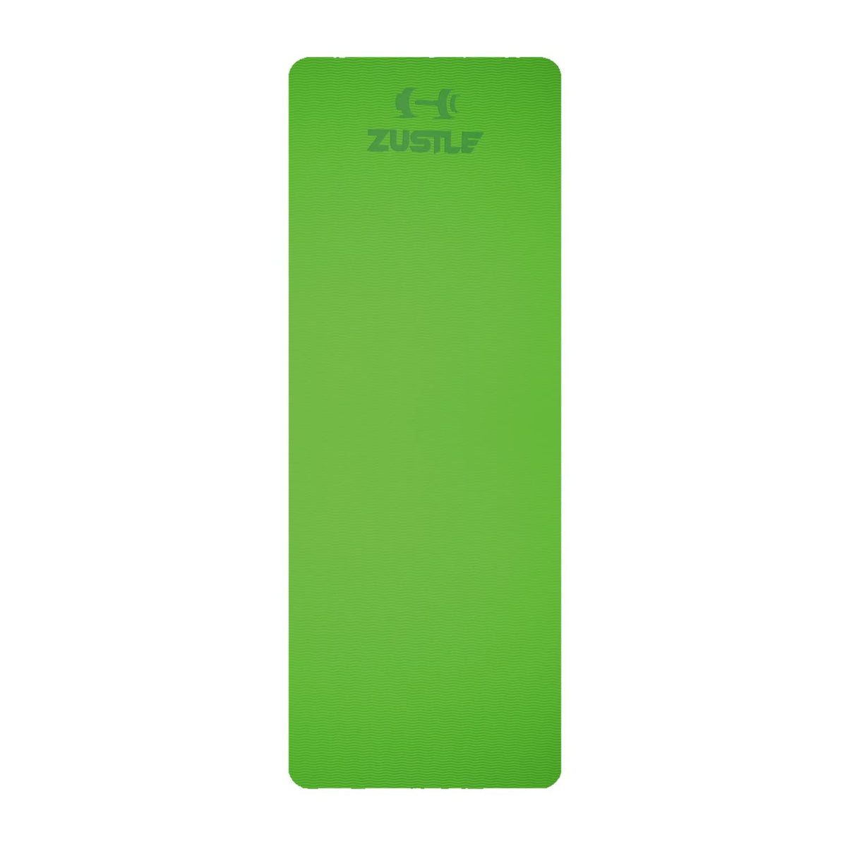 ZUSTLE 10MM Extra Thick Yoga Mat for Men and Women with Anti-Slip, Light Weight, Extra Large Made by EVA Quality for Gym Workout, Yoga Fitness, Pilates, and Meditation - Unisex (Green)