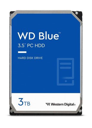 Western Digital 3TB WD Blue PC Internal Hard Drive HDD - 5400 RPM Class, SATA 6 Gb/s, 256 MB Cache, 3.5 inch - WD30EZAZ