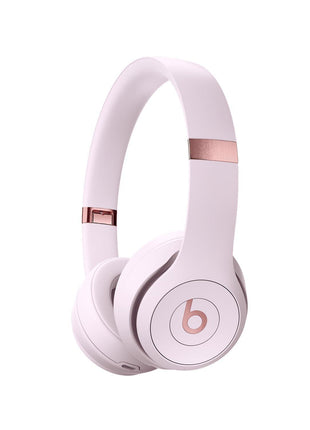 Beats Solo 4 - Wireless On-Ear Bluetooth Headphones, Up to 50-Hour Battery Life, Ultra-Lightweight Comfort, Powerful and Balanced Sound, Apple & Android Compatible - Cloud Pink