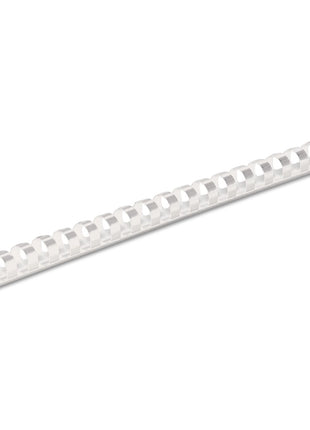Fellowes Plastic Binding Combs, 90 Sheet Capacity, 1/2 Inch, White, 100 per Pack