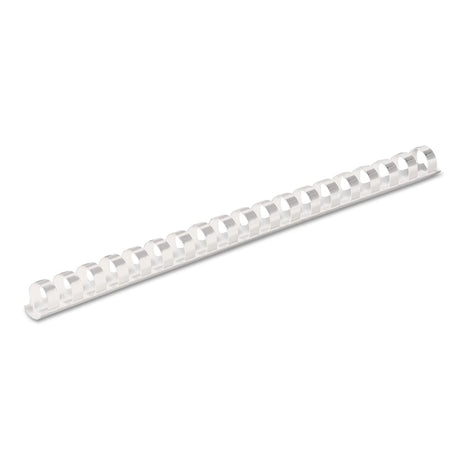 Fellowes Plastic Binding Combs, 90 Sheet Capacity, 1/2 Inch, White, 100 per Pack