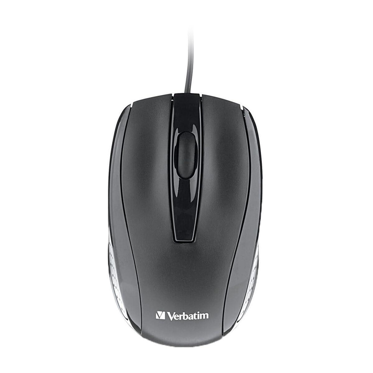 Verbatim 70733 Universal Wired Optical Mouse,Black
