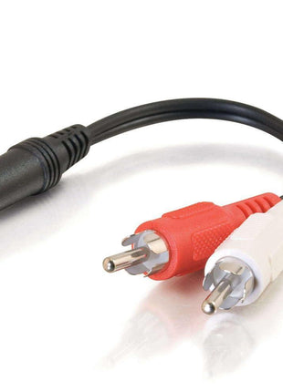 3.5MM Stereo Female to 2 RCA Male Y CBL