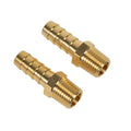 2 Pack Brass Hose Fitting, Adapter, 3/8