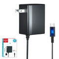 Charger for Nintendo Switch with 5FT Charging Cable, AC Power Supply Adapter for Nintendo Switch/LITE/OLED Work as Original Charger, Support Switch TV Dock Mode Output 15V2.6A USB C Chargers