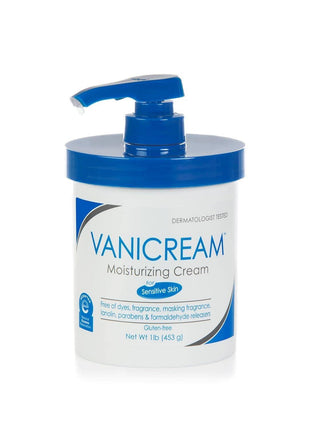 Vanicream Moisturizing Skin Cream with Pump Dispenser - 16 fl oz (1 lb) - Moisturizer Formulated Without Common Irritants for Those with Sensitive Skin