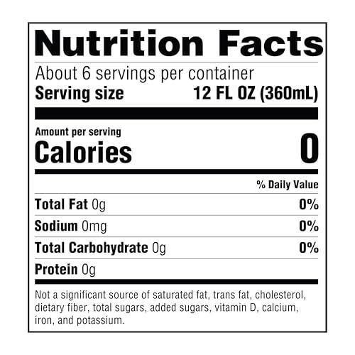Amazon Grocery, Seltzer Sparkling Water, 67.6 Fl Oz (Previously Happy Belly, Packaging May Vary)