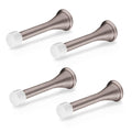 Door Stoppers for Wall ? Spring Door Stopper with Rubber Tip ? 3-1/4 inch ? Pack of 4 ? Doorstop ? Ideal for Home, Offices, Schools