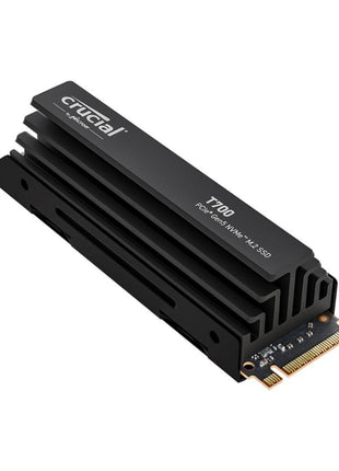Crucial T700 PCIe Gen5 NVMe 2TB SSD with Heatsink, Up to 12,400MB/s, TLC NAND, Intel & Ryzen Compatible, for Hardcore Gaming & High-Speed Storage, Solid State Drive - CT2000T700SSD5