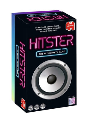 Jumbo Hitster - The Music Fun Party Quiz Card Game, 2-10 Players - 300 Plus Iconic Music Hits - Great for Adult and Family Game Night