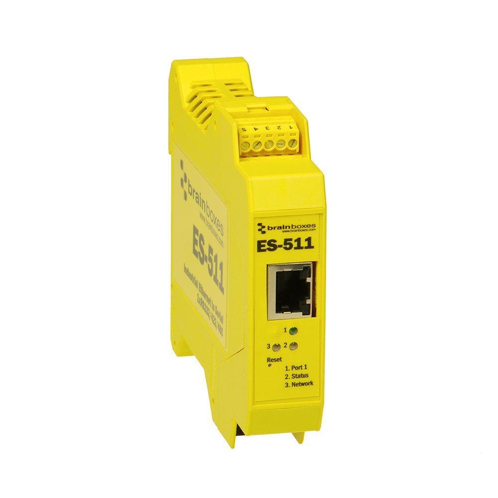 Brainboxes Device Server - 10Mb LAN, 100Mb LAN, RS-232, RS-422, RS-485 (ES-511)