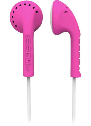 Koss KE10P Scalped Stereo Earbuds, Pink