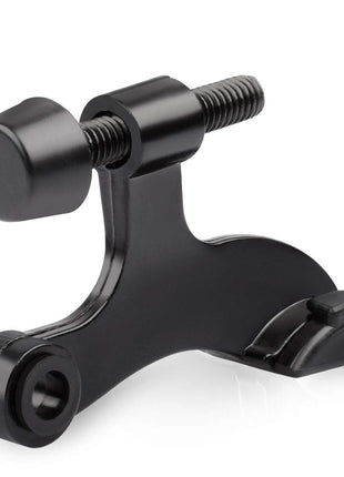HOMOTEK 8 Pack Hinge Pin Black Door Stopper,Adjustable Deluxe Heavy Duty Door Stopper 2-1/2"x1-3/4",with Black Rubber Bumper Tips