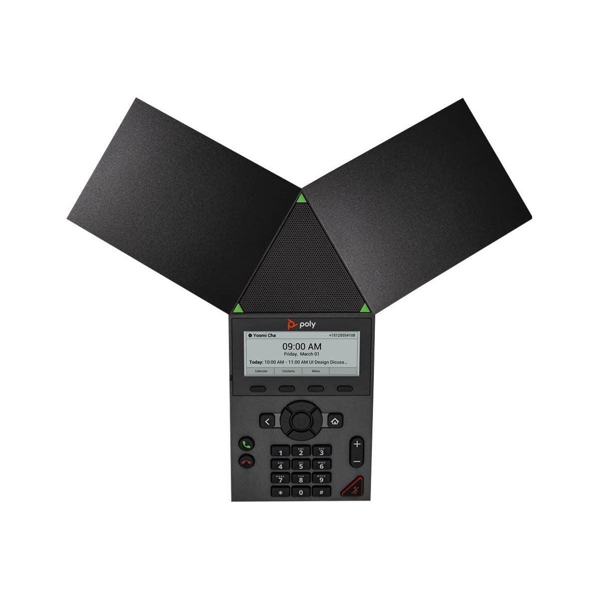 Polycom Poly Trio 8300 IP Conference Station - Corded/Cordless - Corded/Cordless - Bluetooth, Wi-Fi - Black - TAA Compliant