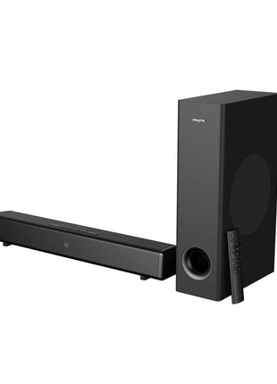 Creative Stage 360 2.1 Soundbar with Dolby Atmos and Subwoofer for TV/Computers/Ultrawide Monitors, Surround Sound with HDMI ARC/2.0, Bluetooth, Optical Input, and IR Remote
