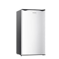 BANGSON Mini Fridge with Freezer, 3.2Cu.Ft, Single Door Small Refrigerator, Energy-Efficient, Low Noise, Mini fridge for Bedroom Dorm and Office, Silver