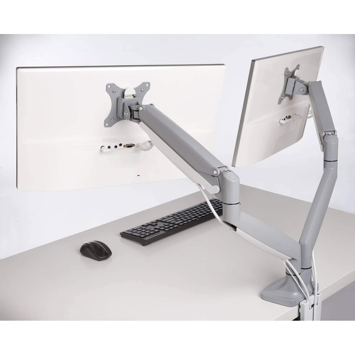 Kensington K55471WW Monitor Arm One Touch Height Adjustable , grey