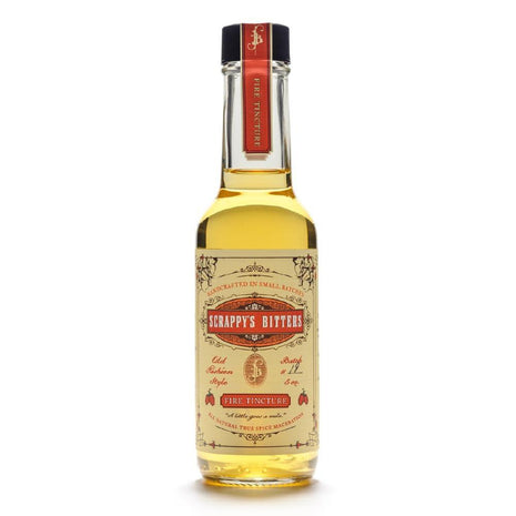 Scrappy's Bitters - Fire Tincture, 5 oz - Organic Ingredients, Finest Herbs & Zests, No Extracts, Artificial Flavors, Chemicals or Dyes. Made in the USA!