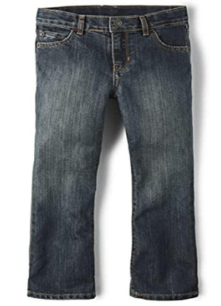 The Children's Place Boys Basic Bootcut Jeans,Dustbowl Wash Single,8