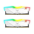 TEAMGROUP Team T-Force Delta RGB DDR4 Gaming Memory, 2 x 8 GB, 3200 Mhz, 288 Pin DIMM, White