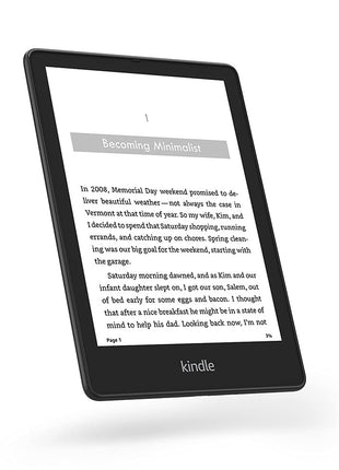Amazon Kindle Paperwhite Signature Edition (32 GB) – With auto-adjusting front light, wireless charging, 6.8" display, and up to 10 weeks of battery life – Without Lockscreen Ads – Black