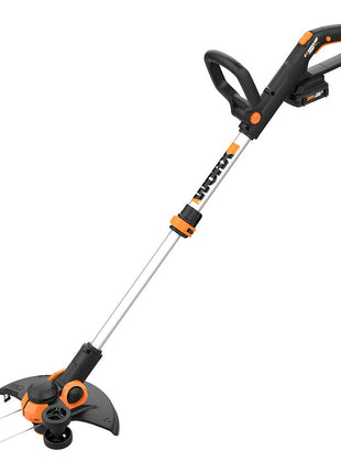WORX Cordless String Trimmer & Lawn Edger, 12" Electric Weed Wacker with Command Feed, 20V Weed Eater with 5.5 LBS, 2 Batteries & Charger Included, WG163
