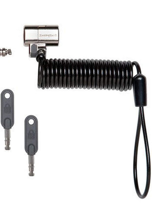 Kensington K64699US ClickSafe Portable Keyed Laptop Computer Lock,Black, Silver