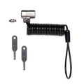 Kensington K64699US ClickSafe Portable Keyed Laptop Computer Lock,Black, Silver