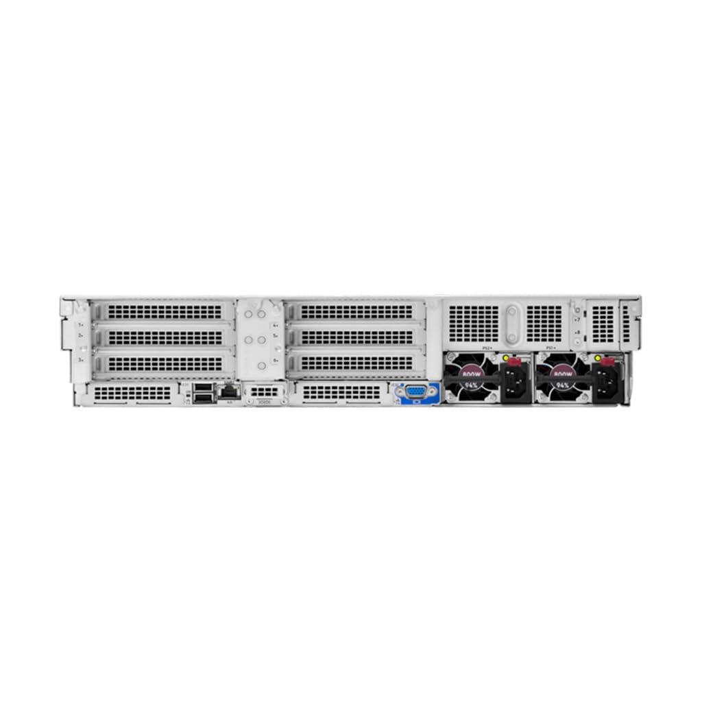 HPE ProLiant DL380 Gen11 2U Rack Server Bundle with Dual Xeon 4410y 12-Core 2GHz, 1TB DDR5 Memory, 15.36TB Enterprise SAS 12Gb/s SSD Storage, RAID, Dual Power, iLO and Rail Kit