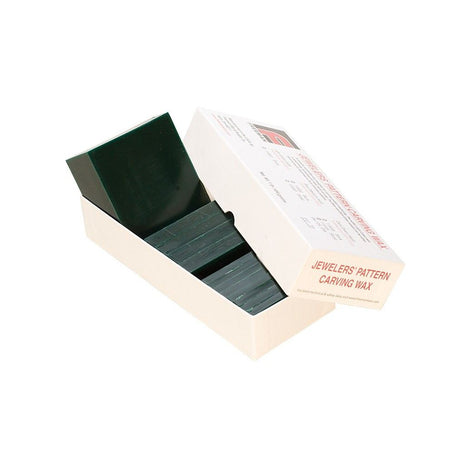 Freeman Carving Wax Block, Dark Green, Hard, 1 Pound, Sliced by EuroTool