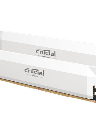 Crucial Pro 32GB DDR5 RAM Kit (2x16GB), CL36 6000MHz, Overclocking Desktop Gaming Memory, Intel XMP 3.0 & AMD Expo Compatible, White - CP2K16G60C36U5W