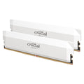 Crucial Pro 32GB DDR5 RAM Kit (2x16GB), CL36 6000MHz, Overclocking Desktop Gaming Memory, Intel XMP 3.0 & AMD Expo Compatible, White - CP2K16G60C36U5W