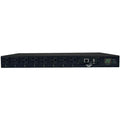 Tripp Lite 1.9kW Single-Phase ATS / Switched PDU with LX Platform Interface, 120V Outlets (16 5-15/20R), 2 L5-20P / 5-20P 12ft 120V Inputs, 1U Rack-Mount, TAA (PDUMH20ATNET) Black