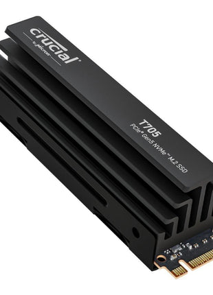 Crucial T705 PCIe Gen5 NVMe 2TB SSD with Heatsink, Up to 14,500MB/s, TLC NAND, Laptop & Desktop (PC) Compatible, for Creatives and Hardcore Gamers, Solid State Drive, 1Mo Adobe CC – CT2000T705SSD5