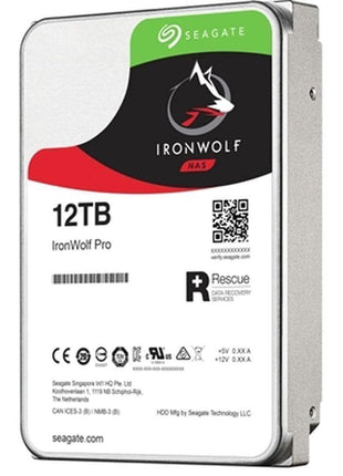 Seagate ST12000VN0008 12 TB Ironwolf Hard Drive SATA 7.2K 3.5 256 MB