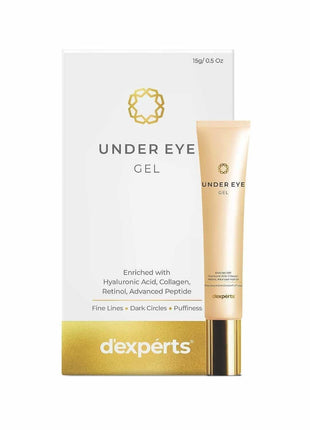 Brinton d'experts Under Eye Gel Enriched with Hyaluronic Acid, Collagen, Retinol, Peptides |15g